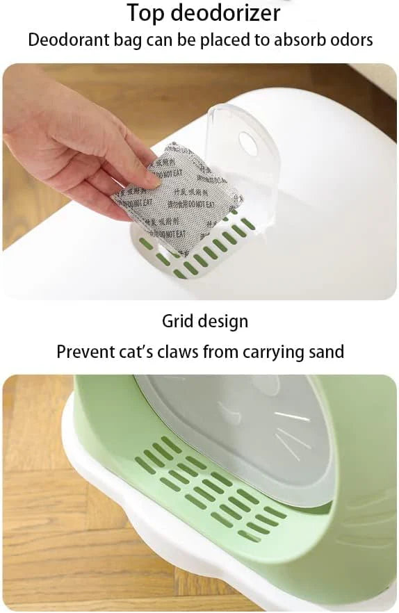 Enclosed Cat Litter Box